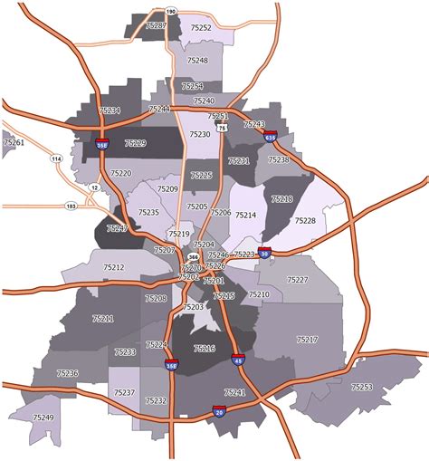 ZIP CODE MAP .